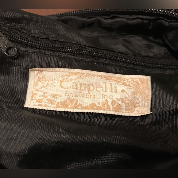 Cappelli crochet hand bag in black - Picture 5 of 13